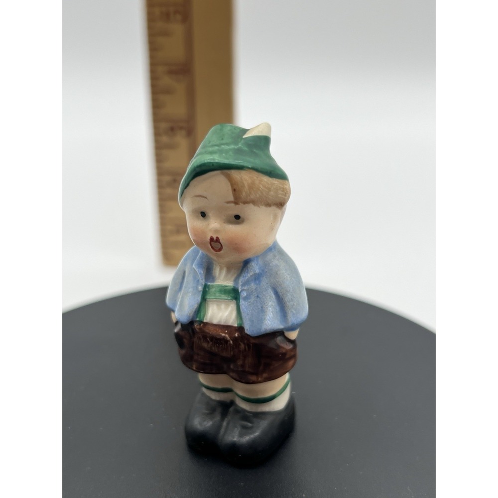 Vintage GOEBEL HUMMEL Porcelain 2.75" tall GERMAN BOY‎ Pepper Shaker P18